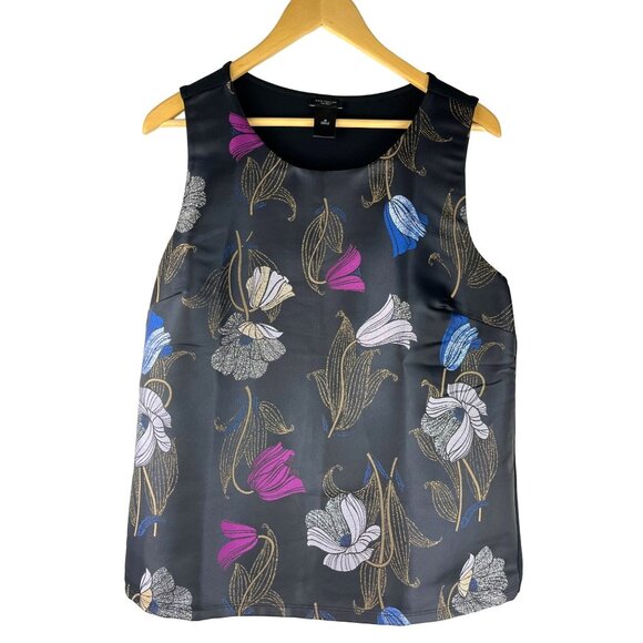 EASTER Boho Cottage Ann Taylor Embroidered Sleeveless Floral Top, Women's Medium - Picture 1 of 7